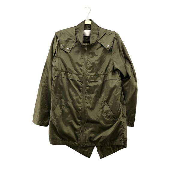 Asos Lightweight Utility Jacket Womens S (4) Green Parka Wind Rain Hooded - Picture 1 of 12